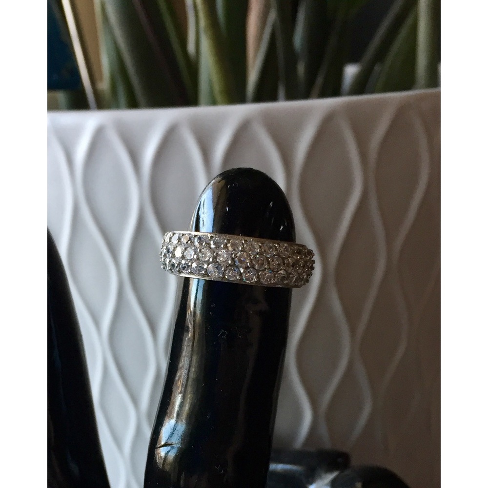 EXPRESS Pavé Dome Sterling Silver Ring